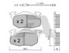 AISIN BPPE-1003 Brake Pad Set, disc brake